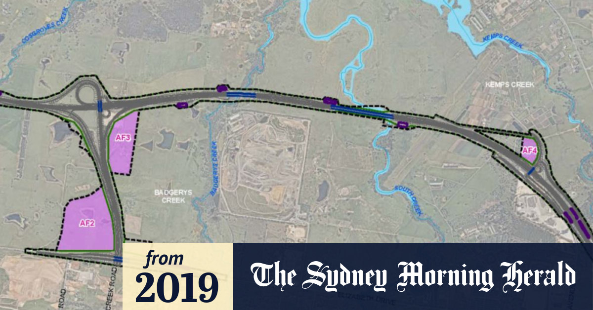 Properties to be acquired for $1.8b motorway to new Sydney airport